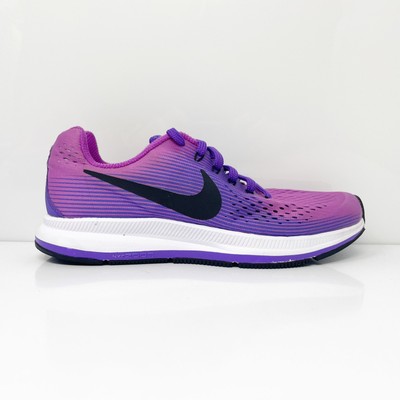 Nike Girls Zoom Pegasus 34 881954-502 Фиолетовые кроссовки для бега Размер 5Y