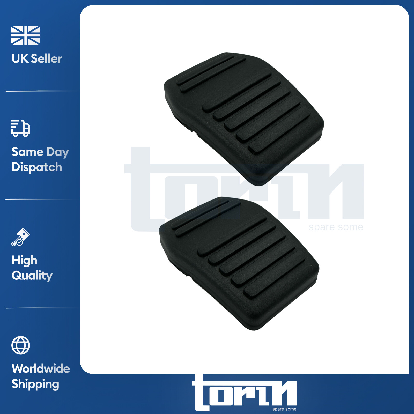 2X Brake Pedal Pad Rubbers For Ford Transit MK6 MK7 (00-14) 6789917 94BB7A642AA
