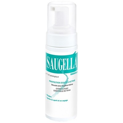 Saugella Schaum für Intimhygiene 150 ml ist ein spezielles Produkt, das eine san