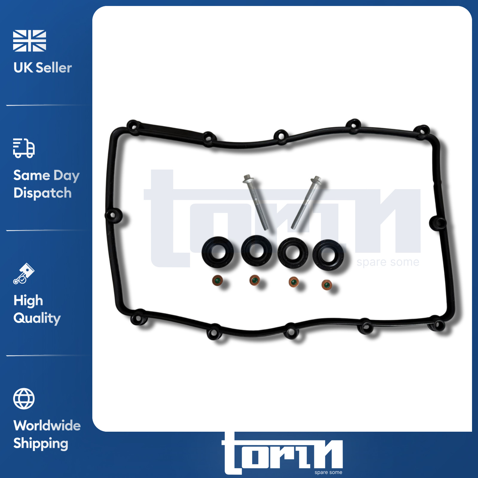 FOR FORD TRANSIT MK8 INJECTOR SEAL WASHER O-RING INJECTOR BOLTS ROCKER GASKET