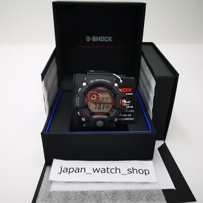 Pre-owned Casio G-shock Gw-9400j-1jf Black Red Master Of Rangeman Men's Watch In Box