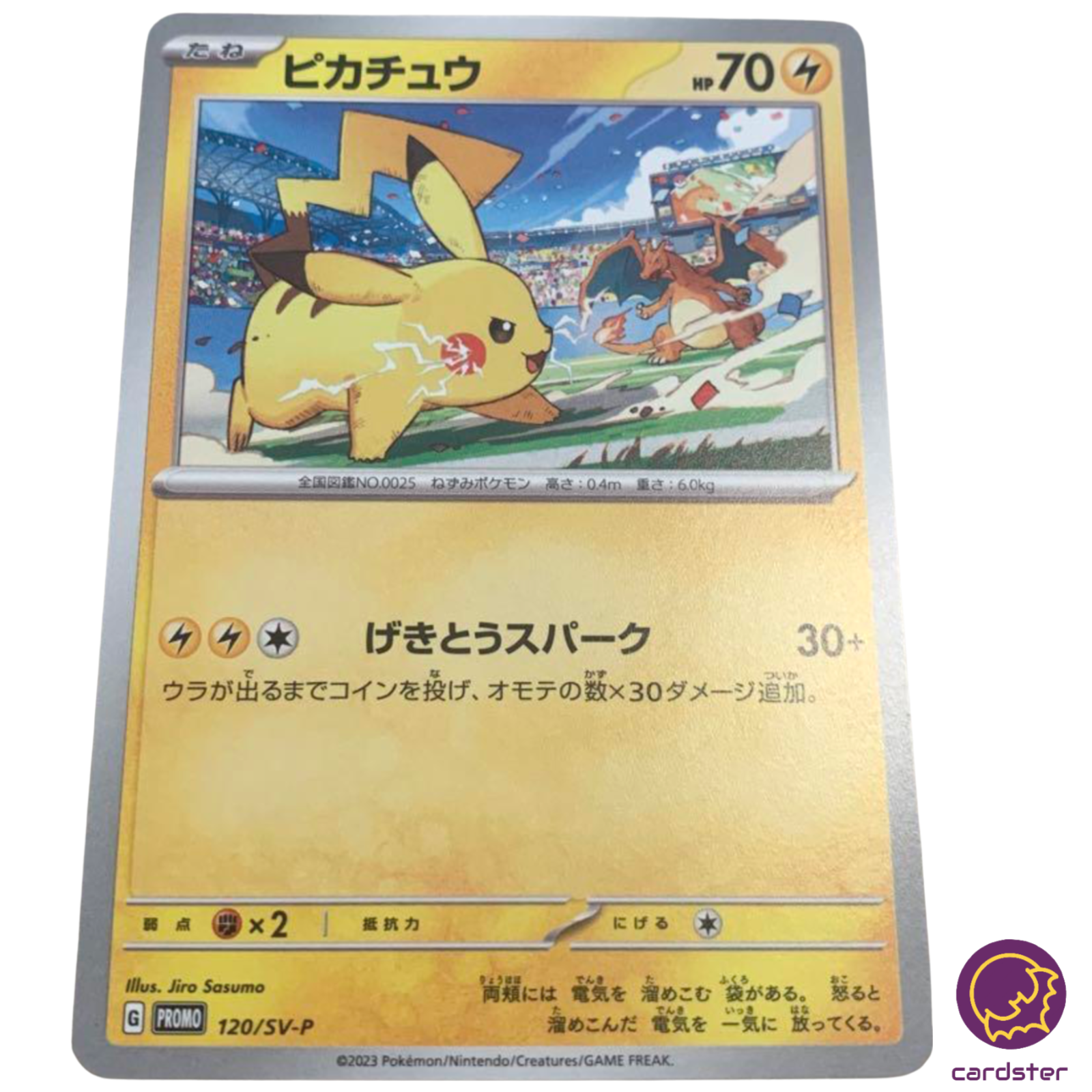 Pikachu 120/SV-P PROMO Pokemon Card Japan Gym Event Scarlet Pikachu 120/SV-P PROMO Pokemon Card Japan Gym Event Scarlet