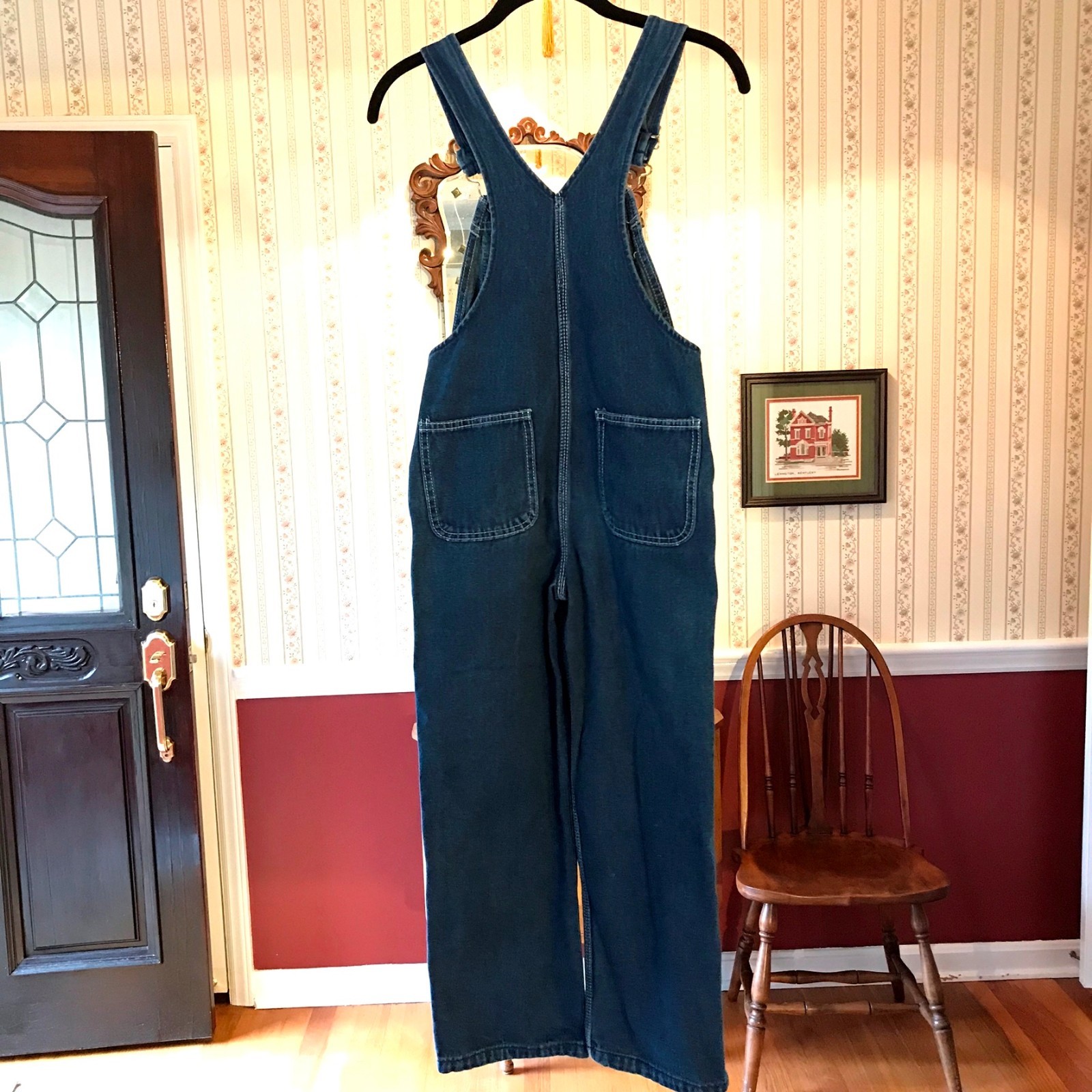 Liberty Overalls Blue Jean Pant Metal Adjustable Buckle 23