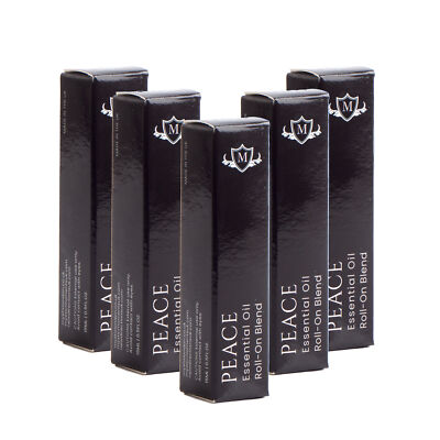 Mystix London Peace Essential Oil Roll-On Blend 5 x 15ml - 5 Pack