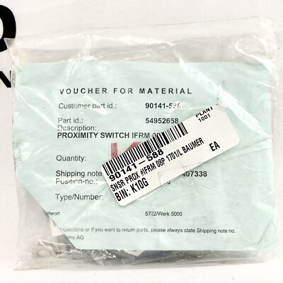 Baumer IFRM 08P1701/L Inductive Proximity Switch