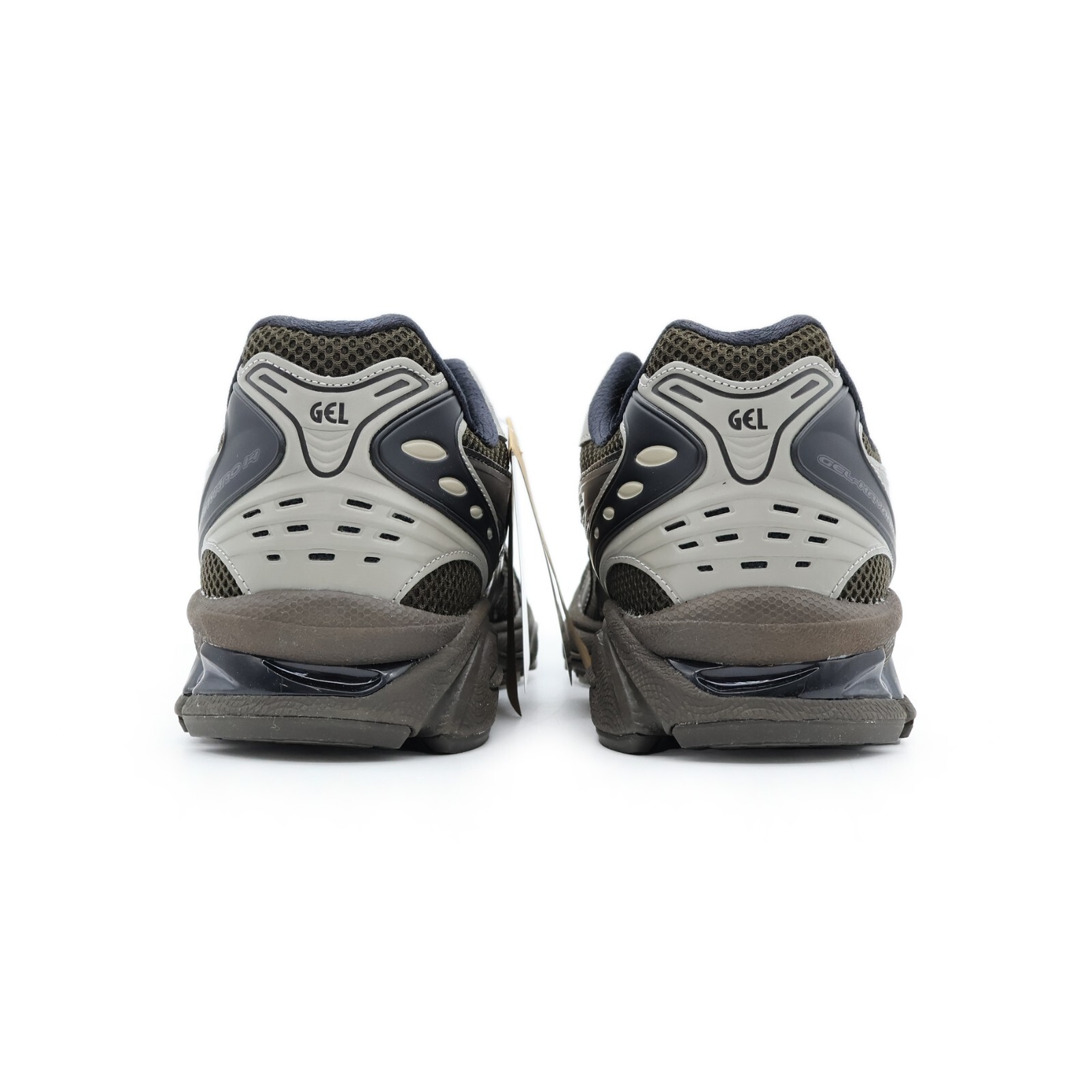 Pre-owned Asics 1203a430-200 Atmos Undermycar Pepper  Gel-kayano 14 Brown Grey (men's) In Gray