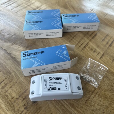 Sonoff Basic WiFi Smart Switch 90-250V 10 A Lot Of 4