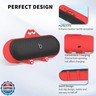 Silicone Kawaii Cute Case for Beats Pill Wireless Bluetooth Speaker, Anti-Scratch Protective Sleeve Compatible With Beats Speaker (Red)