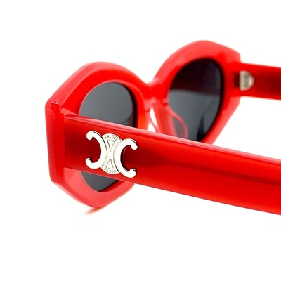 Pre-owned Celine New,  Sunglasses Cl40238u 66a Authentic In Red