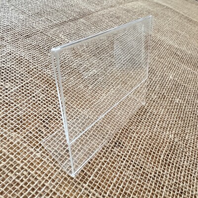 Instax/Polaroid Standing Picture Frame 4.25x3.5'' Clear