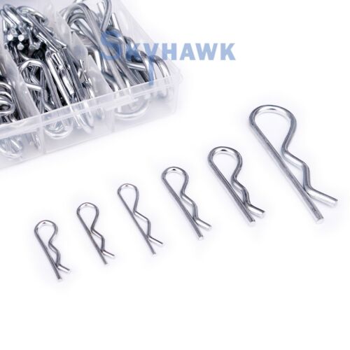 150-PC. Mechanical Hitch Hair R Cotter Pin Tractor Clip Assortment Set