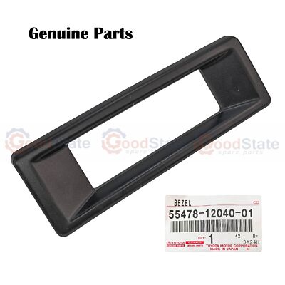 Genuine Toyota Corolla AE86 Levin AE86 Trueno AE86 Dash Clock Trim Bezel Black