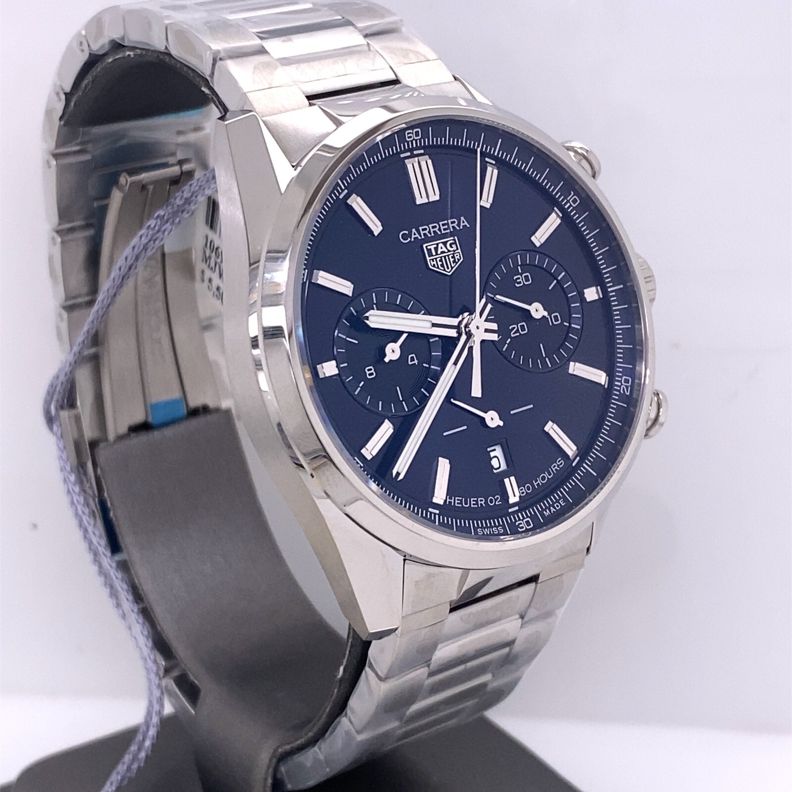 Pre-owned Tag Heuer Carrera Automatic Chronograph 42mm Watch, Cbn2011.ba0642