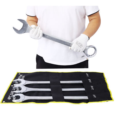 4 Piece SAE Jumbo Combination Wrench Set Extra Large