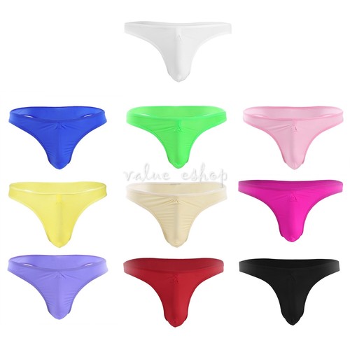 Men Transparent Underwear Boxer Briefs Shorts Bulge Pouch Underpants O
