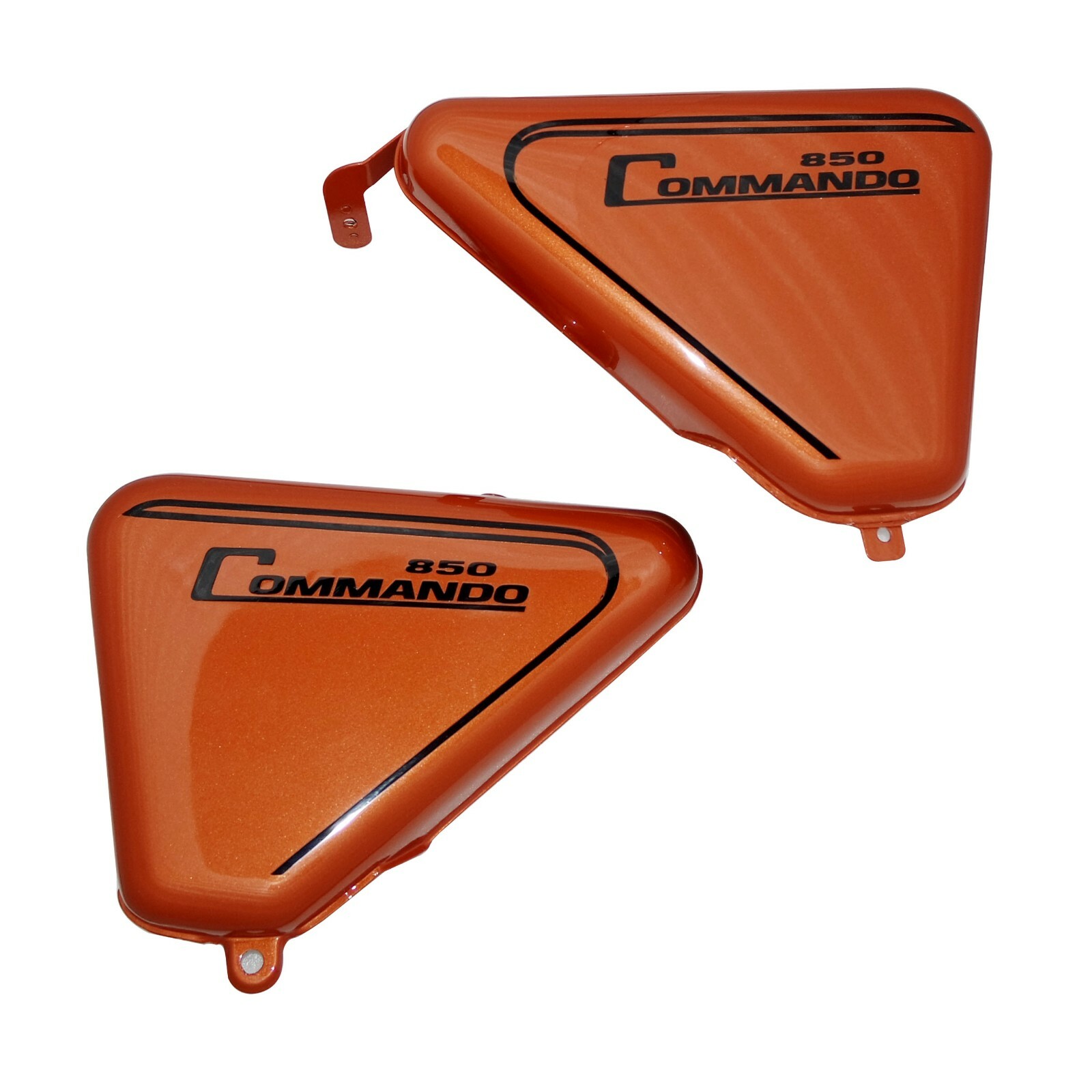 For Norton Commando Roadster 850 Side Panel Steel Orange Painted  