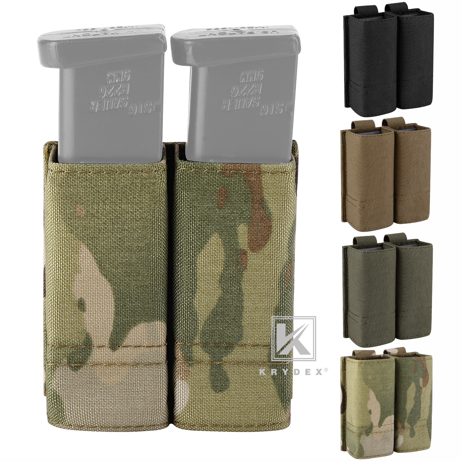 TYR Mag Pouch 9mm RG マグポーチ TYR Pistol Mag Pouch – Triple 9mm | REALMENT