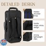 Omebaige Trumpet BGR Rectangular Case, Nylon Material 1200D Trumpet Case, Built-in Backpack Straps Trumpet Bag