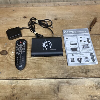 Dish Network DTV Pal Converter Power Supply WITH Remote Dolby Digital ID035