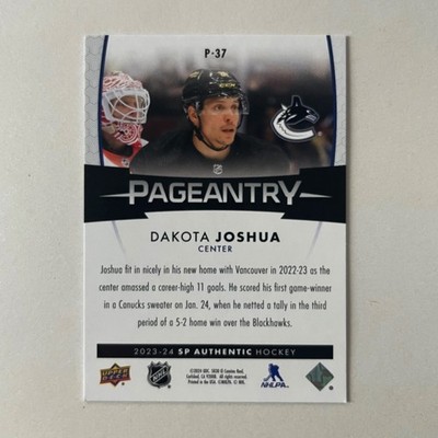 2023 Upper Deck SP Authentic #P-37 Dakota Joshua RC Pageantry