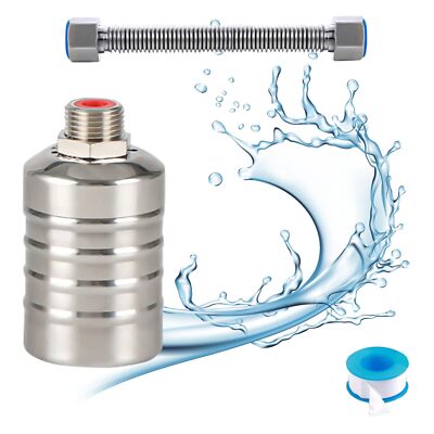 Float Valve Water Float Valve 304 Stainless Steel Fully Automatic Water Level...