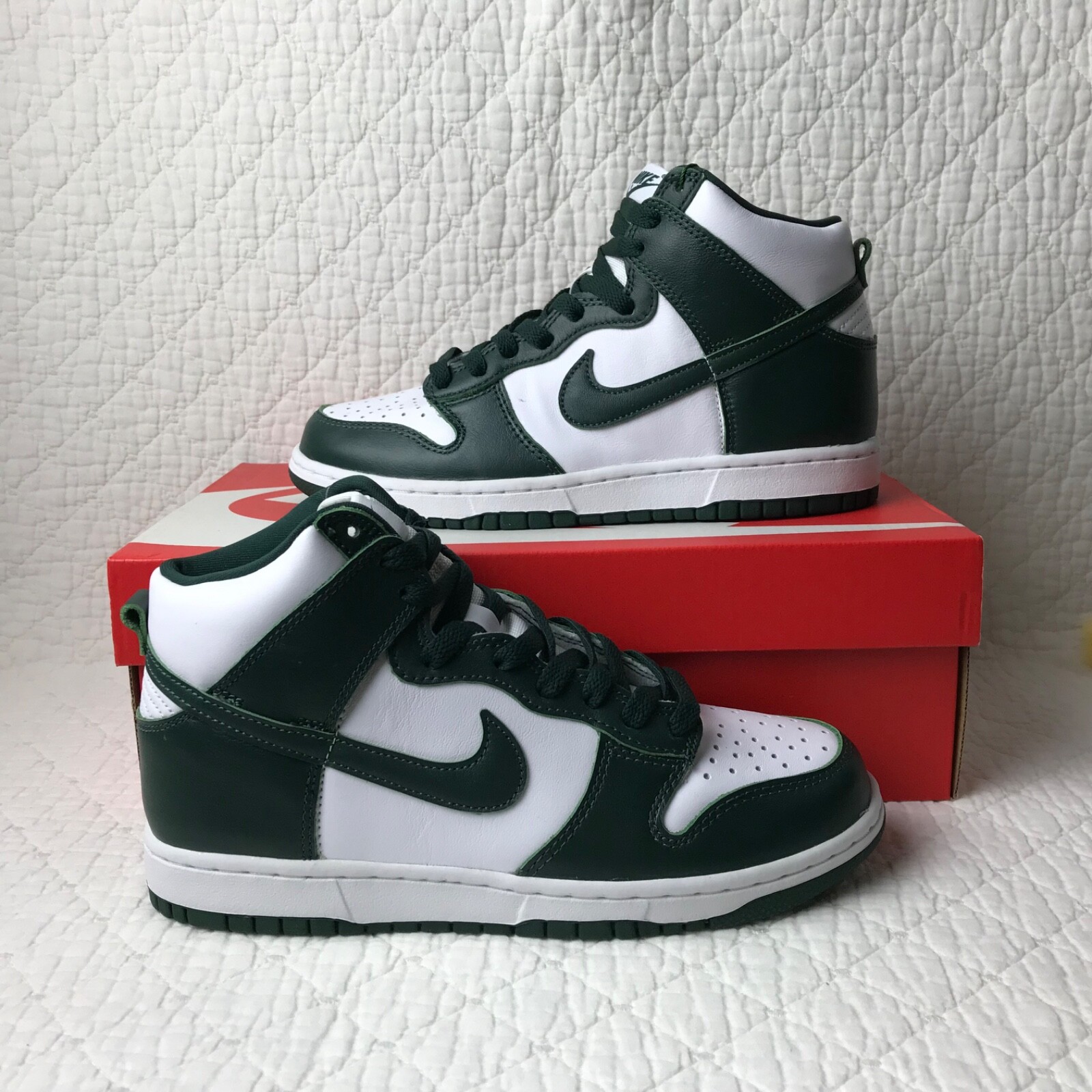 ゴールデン・ハインド SP Nike Dunk High SP Shoes Men's SZ 11.5 White 'Spartan Green