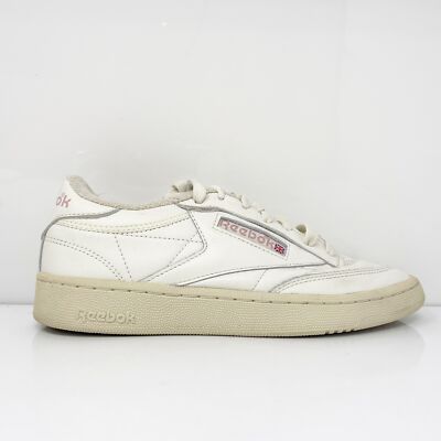 

Reebok Mens Club C 85 Белая повседневная обувь Кроссовки Размер 7, Белый, Club C 85