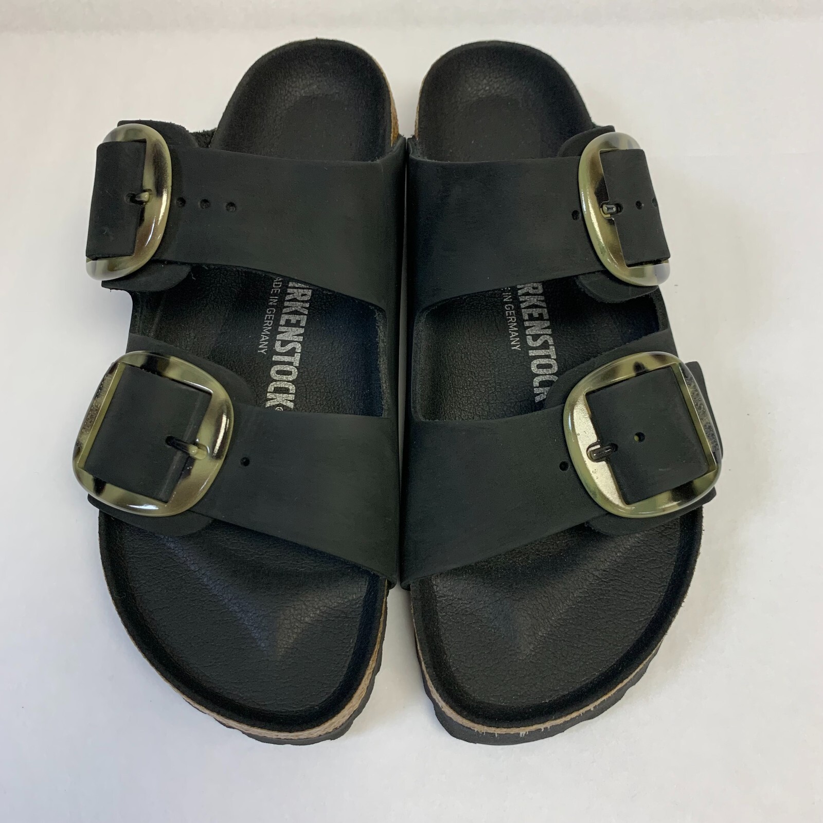 BIRKENSTOCK Arizona BigBuckle ブラック#37 Arizona Big Buckle Nubuck Leather Black | BIRKENSTOCK