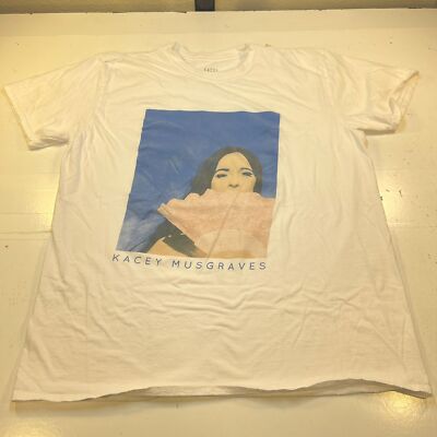 Authentic KASEY MUSGRAVES Concert Tour TEE T SHIRT Sz Womens 2XL White 