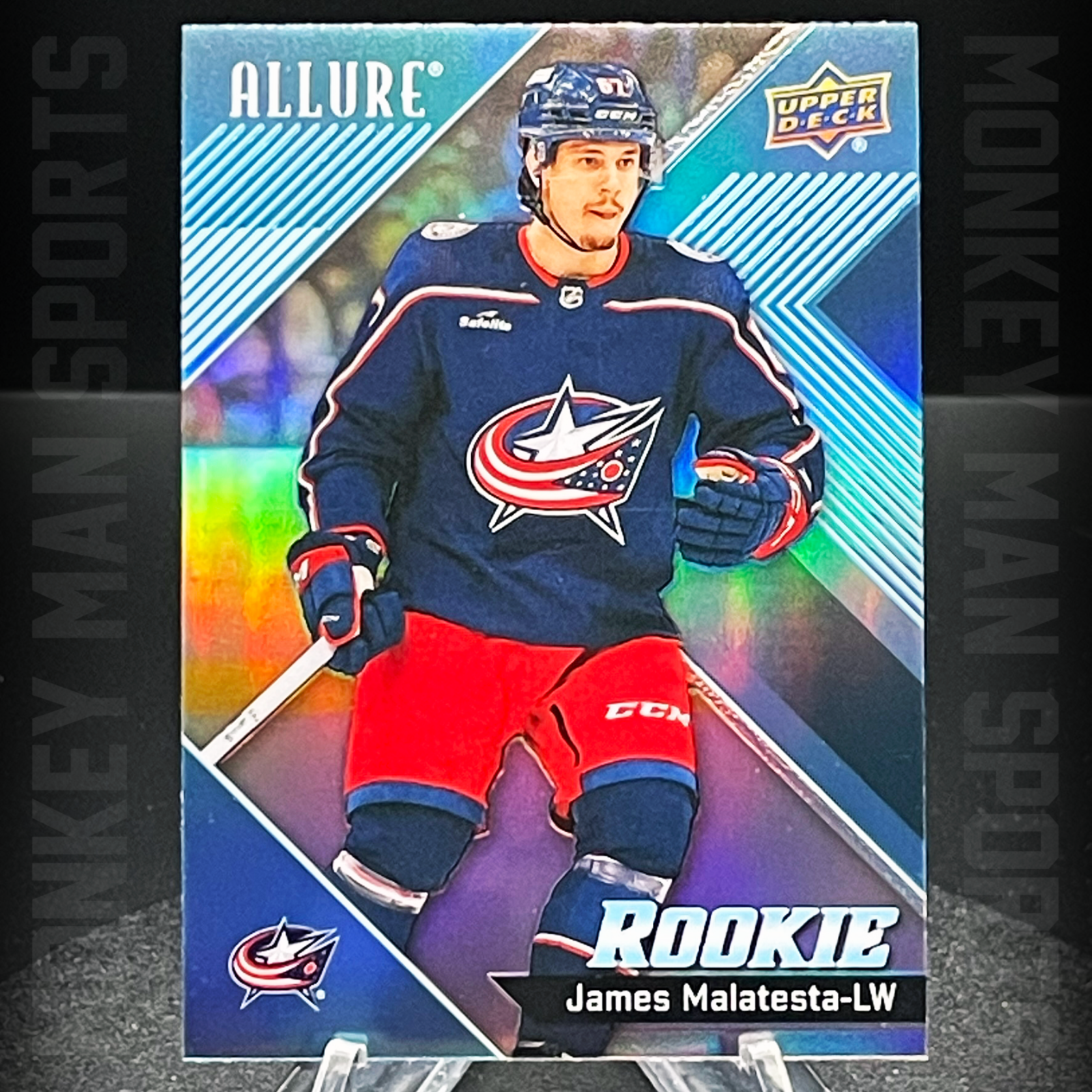 2024-25 Allure - James Malatesta Rookie RC - #122 BLUE JACKETS MINT