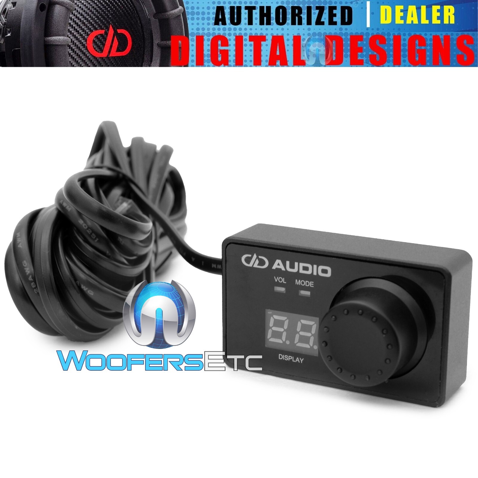 カーオーディオ 4DIMENTION DSP-680AMP REMOTE Dayton Audio - DSP-NRC Wired Remote Control for DSP-408