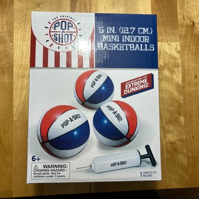 Red, White & Blue Mini Basketball Set for Pop A Shot Basketball Arcade Games