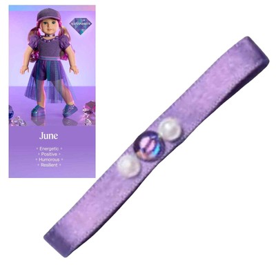 American Girl June BIRTHSTONE CHOKER Necklace Exquisite Alexandrite Accessory