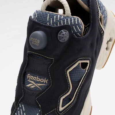 Pre-owned Reebok Instapump Fury 94 [100074848] Men Casual Shoes Obsidian/east Coast Blue