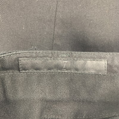 JULIUS_7 by TATSURO HORIKAWA Size L Black Cotton Crack Twisted Leg Jeans