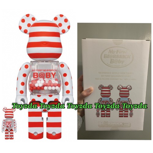 R@BBRICK CHROME 400％ RED Medicom 400% Bearbrck ~ Chrome Red R@bbrick Rabbrick | eBay