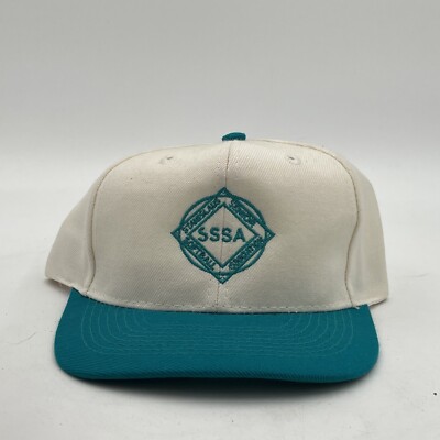VTG SSSA Stanislaus Senior Softball Association Snapback Hat Sports Baseball Cap
