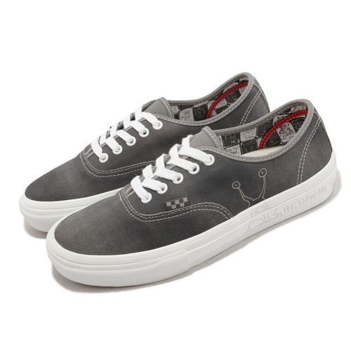 

Vans Skate Authentic Daniel Johnston Серые мужские туфли для скейтбординга VN0A5FC8AO7, Grey, Skate Authentic