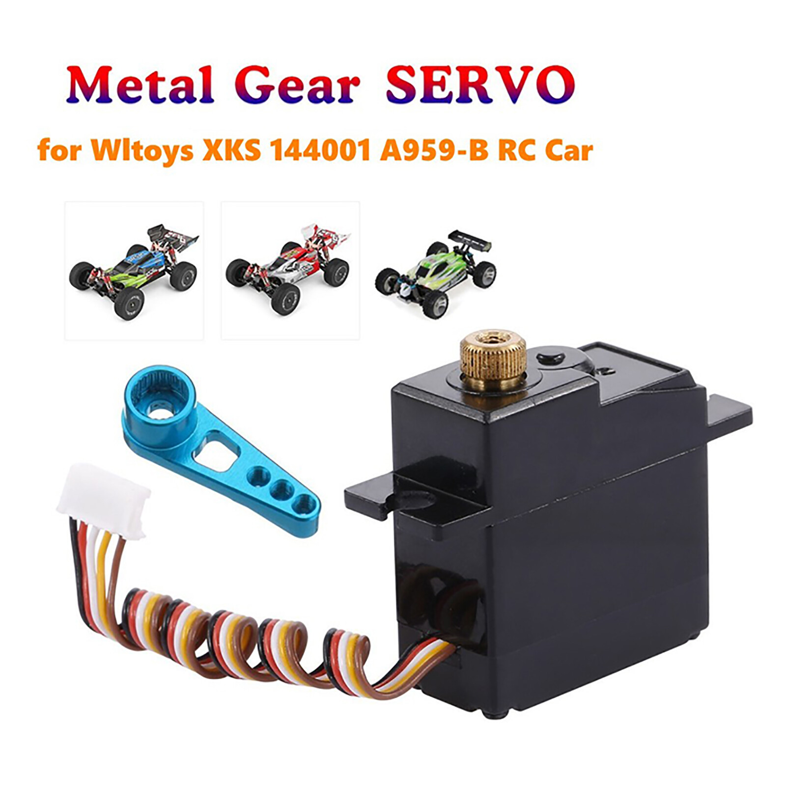 For WLtoys XKS 144001 A959-B Metal Gear Servo Digital