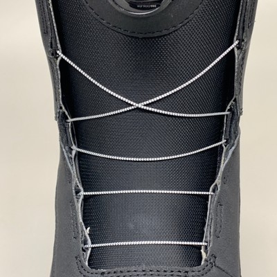 Pre-owned Burton Ruler Wide Boa All Mountain Snowboard Boot Black Grey Sz M 11 21426100001