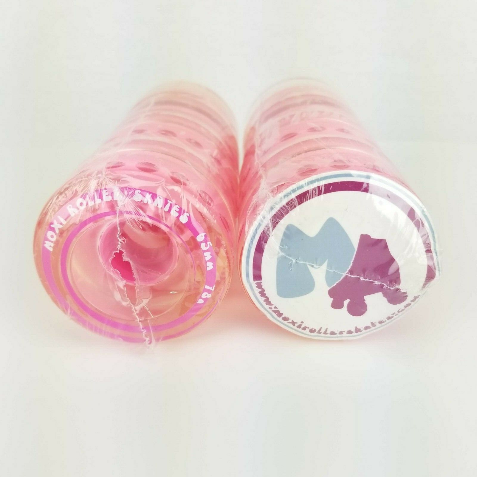 Moxi Gummy Pink Outdoor Quad Roller Skate Wheels 65mm 78A  2 packs of 4