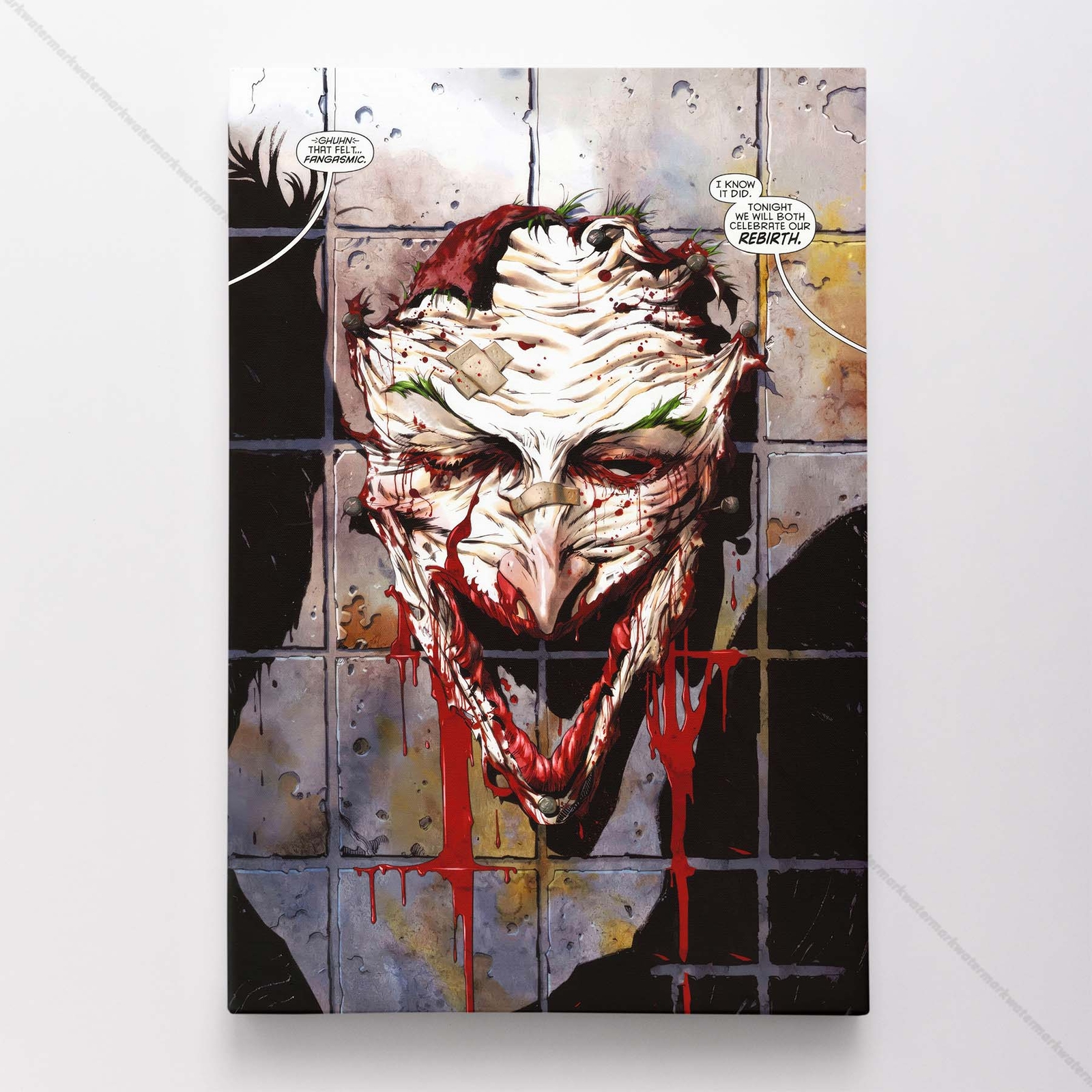 Joker Poster Canvas DC Comic Book Cover Art Print #29972