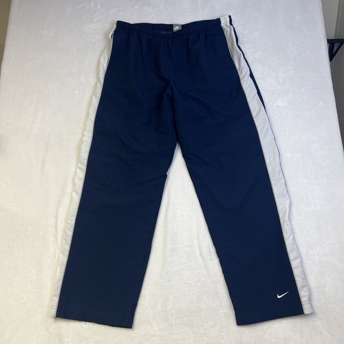 00s OLD NIKE Lサイズ バギーベロアトラックパンツ Y2Kネイビー 00s OLD NIKE Lサイズ バギーベロアトラックパンツ Y2Kネイビー