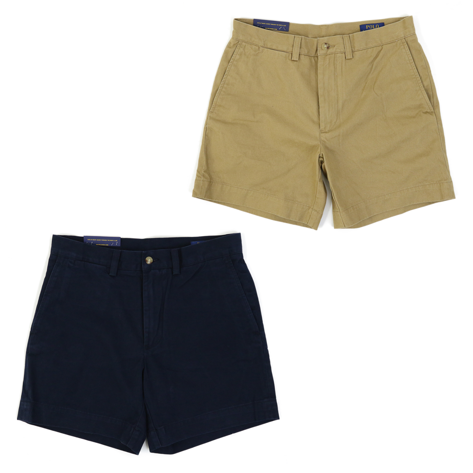 

Однотонные шорты чинос Polo Ralph Lauren, размер 6 дюймов, 2 цвета —