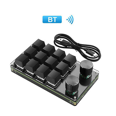 USB Bluetooth Mechanical Custom Keyboard Volume Button Knob Programming Macro