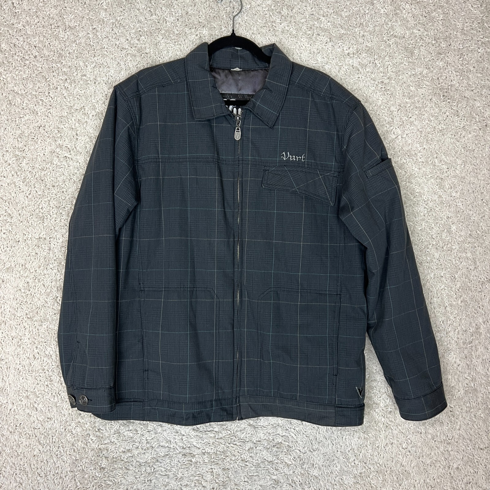 ジャケット・アウター WastedParis 20ss Tartan Zipper Jacket Shop Wasted Paris Yard Tartan Jacket (black white) online