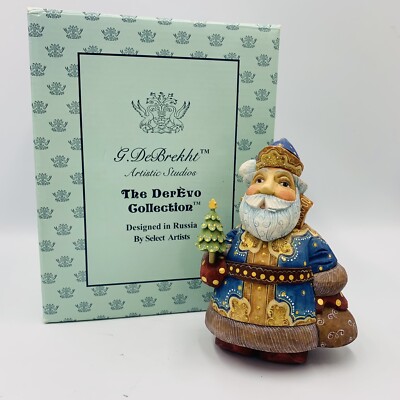 2002 G DeBrekht Limited Ed Santa Figurine DerEvo collection 51785-3 Christmas