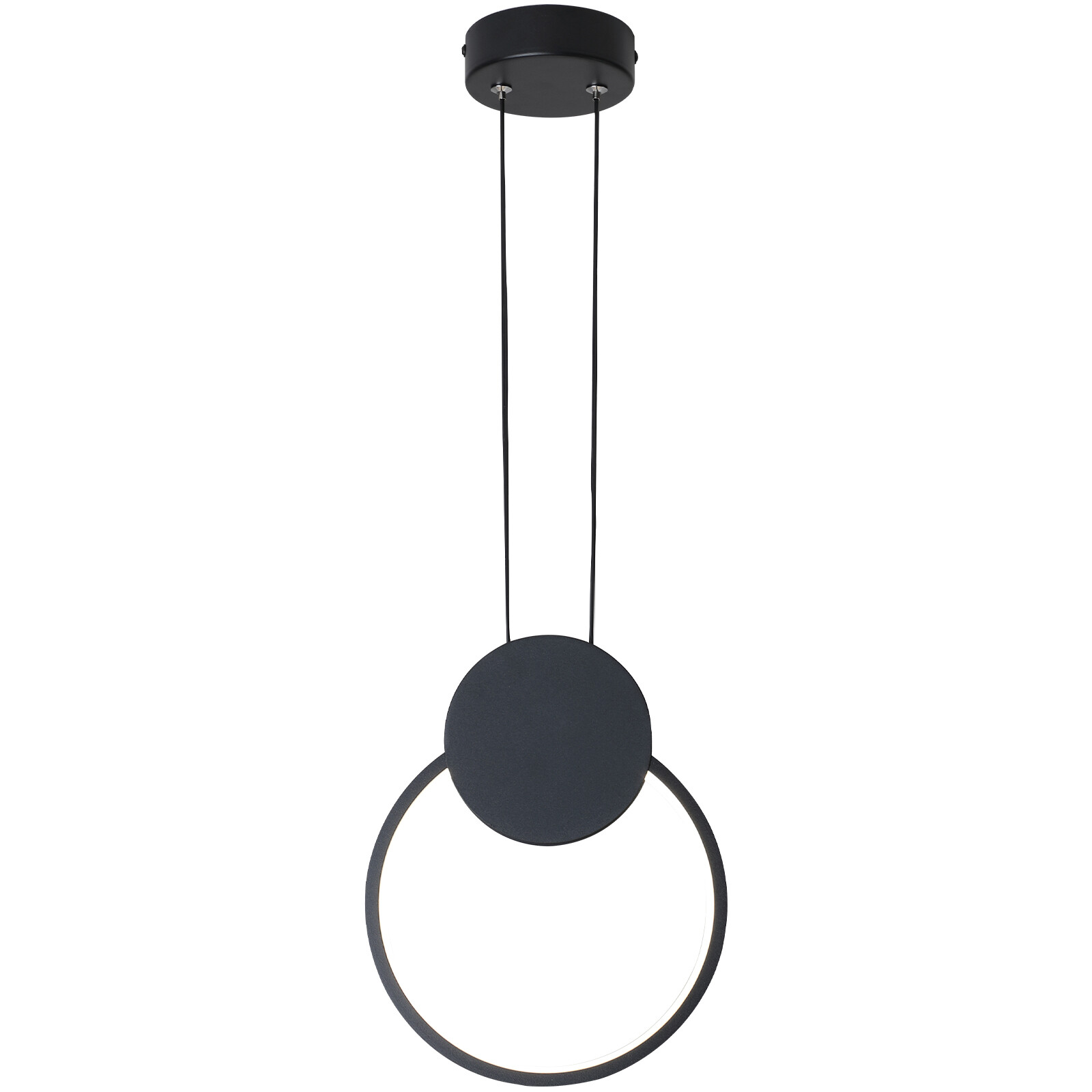 13W Modern LED Black Iron Pendant Light 3 Light Color Dining Room Ceiling Light