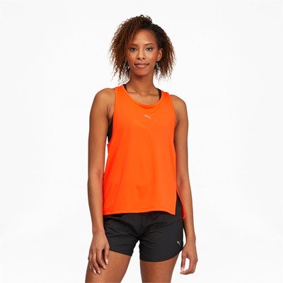 

Спортивная майка Puma Run Cooladapt Scoop Neck женская оранжевая 520193-84, Оранжевый