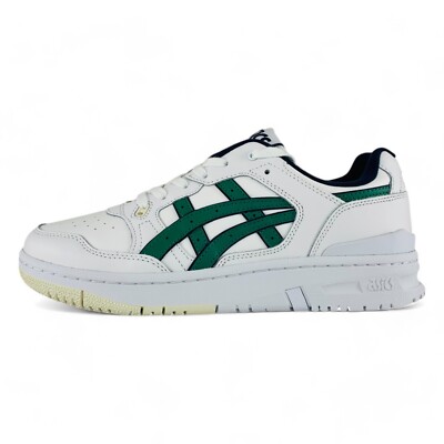 ASICS EX89 Men's Shoes White Shamrock Green Athletic Sneakers 1201A476-116